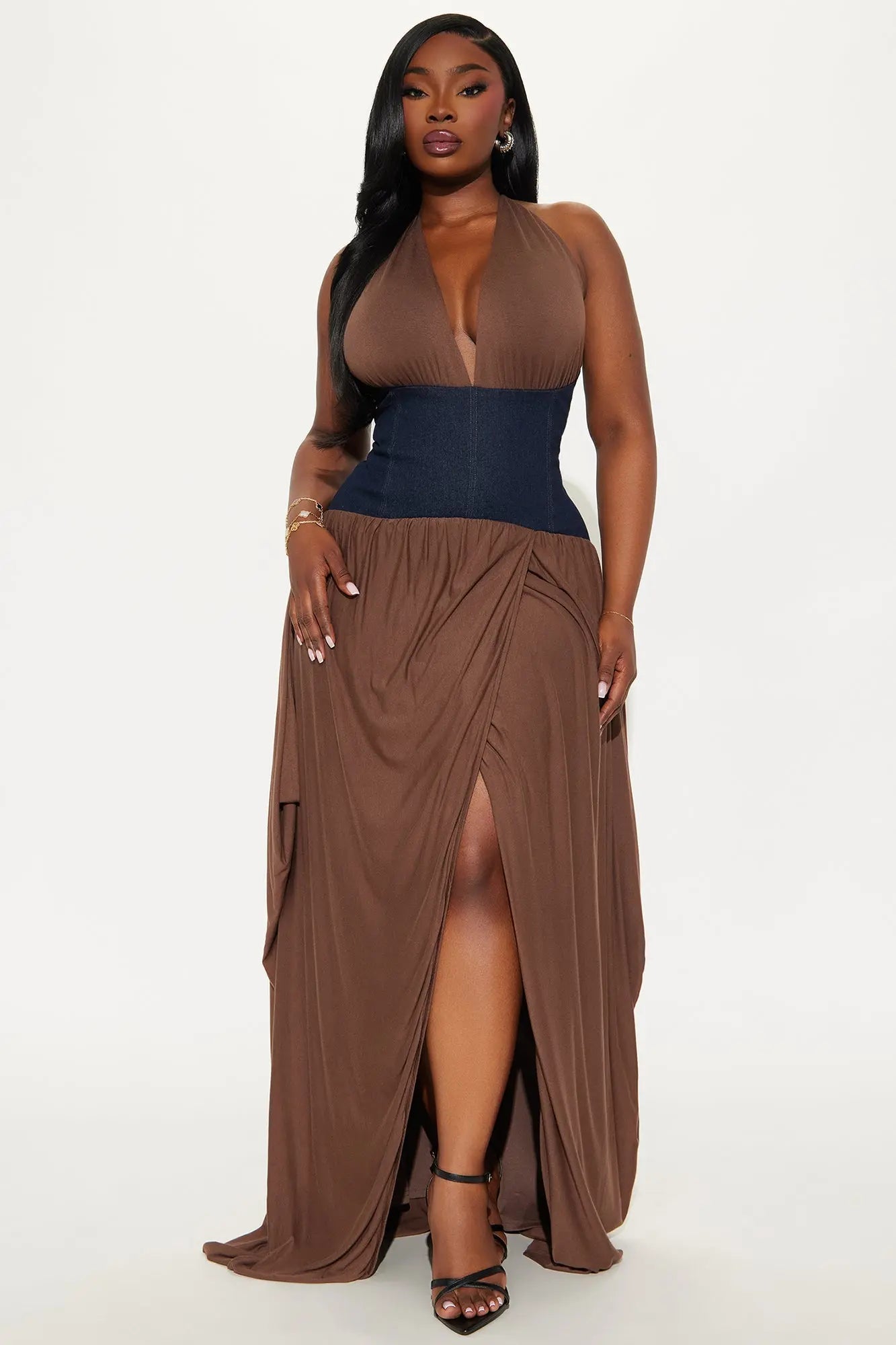 Promiscuous Girl Maxi Dress - Brown - Redemption By Ashley North