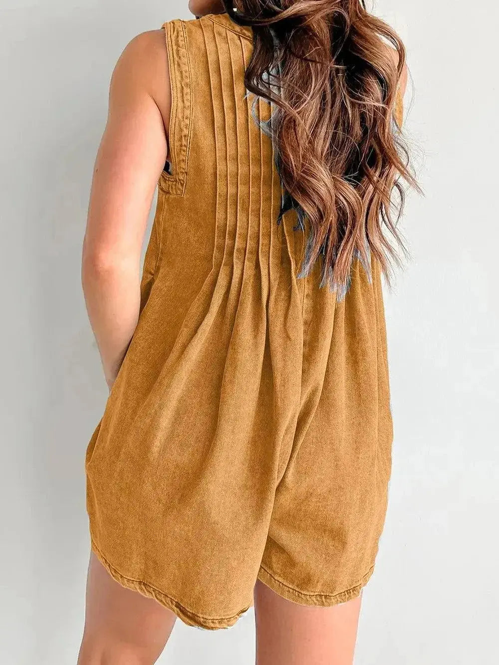 Tied Romper with Pockets - Stylish and Convenient Summer Wear - Redemption By Ashley North