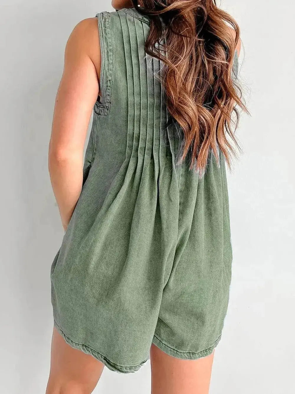 Tied Romper with Pockets - Stylish and Convenient Summer Wear - Redemption By Ashley North