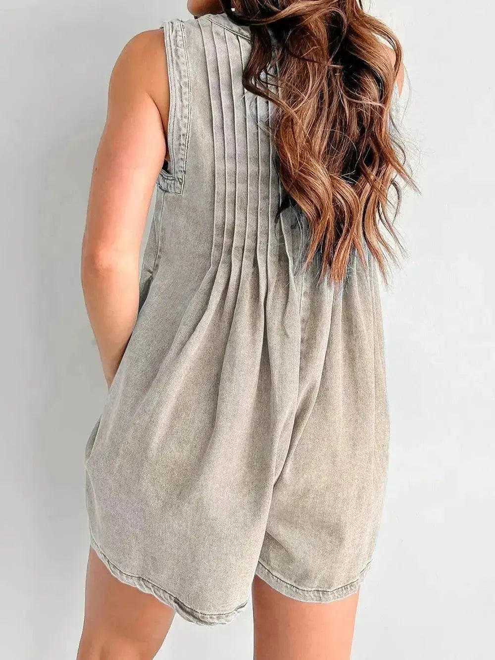 Tied Romper with Pockets - Stylish and Convenient Summer Wear - Redemption By Ashley North